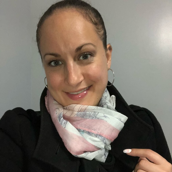 Lightweight Paris Print Scarf - Picture 8 of 8